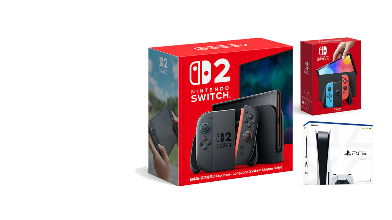 中古Switch2・Switch本体・PS5本体
表示価格から税込2,000円引き
