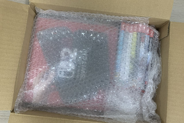 ゲームソフトの梱包イメージ