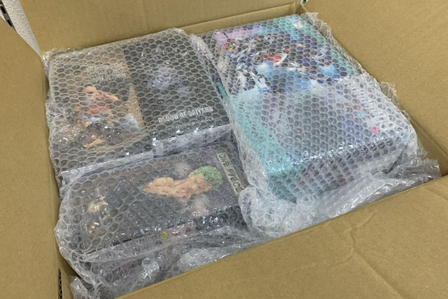 フィギュアの梱包イメージ