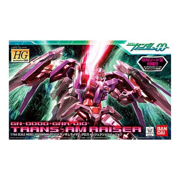1/144 HG GN-0000+GNR-010  トランザムライザー  グロスインジェクションバージョン
