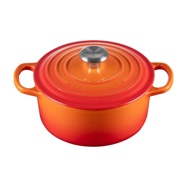 シグニチャー ココット・ロンド 18cm シルバーツマミ